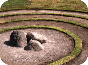 'Herzpunkt'- Gestaltung (Omphalos) eines Seminarzentrums in Mexiko